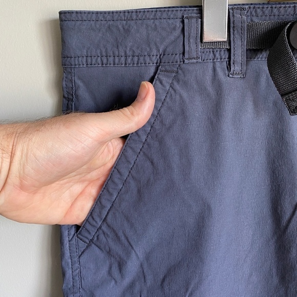 The BC Clothing Co. Men's‎ Expedition Gray/Blue Cargo Shorts Size 40 Performance - Picture 4 of 14